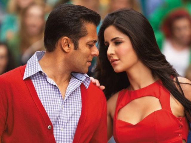 Salman Khan and Katrina Kaif while shooting for 'Ek Tha Tiger'