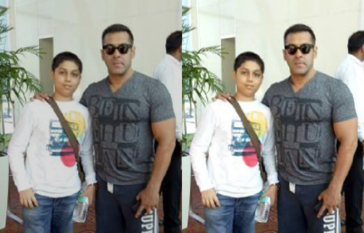 Salman Khan and a fan