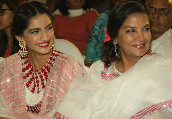 Shabana Azmi and Sonam Kapoor on Mother's Day