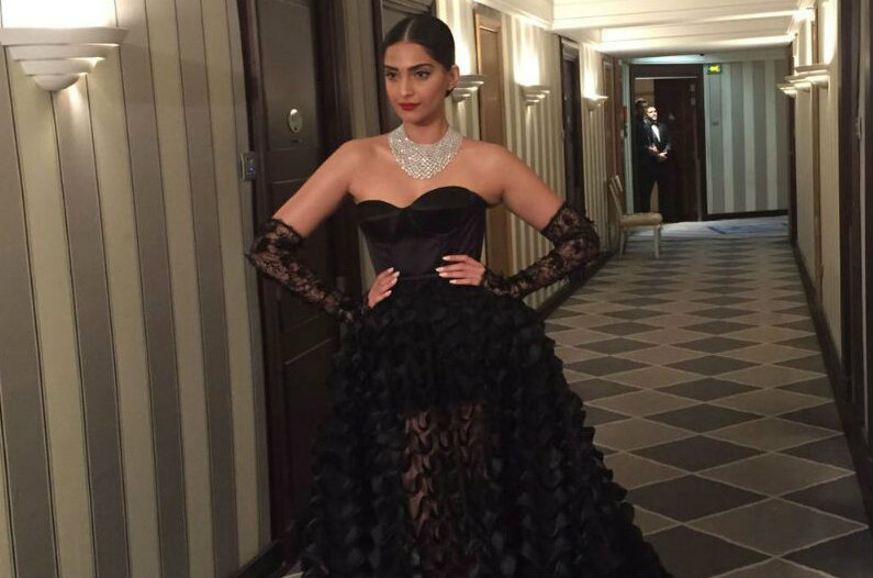 Sonam Kapoor's dress at Chopard party