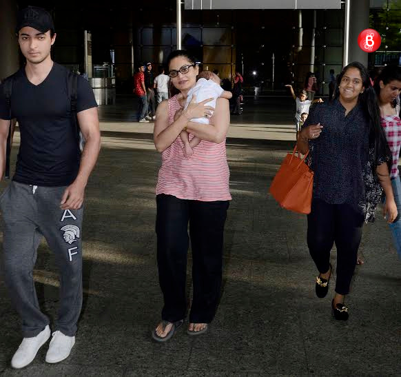 Arpita Khan, Aayush Sharma and other B-town celebs snapped at airport