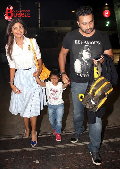 Madhuri Dixit, Shilpa Shetty and family at musical event