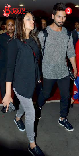 Shahid Kapoor's wife Mira Rajput spotted with a Baby Bump