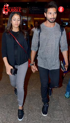 Shahid Kapoor's wife Mira Rajput spotted with a Baby Bump
