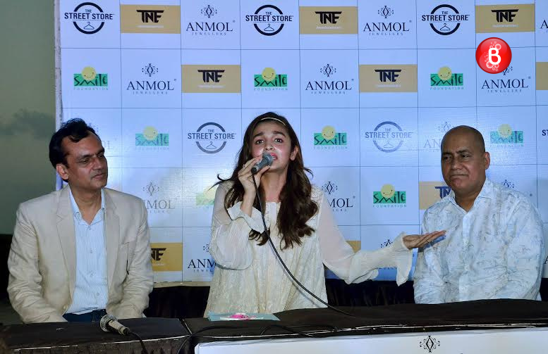 Alia Bhatt at ‘The Street Store’ launch for underprivileged