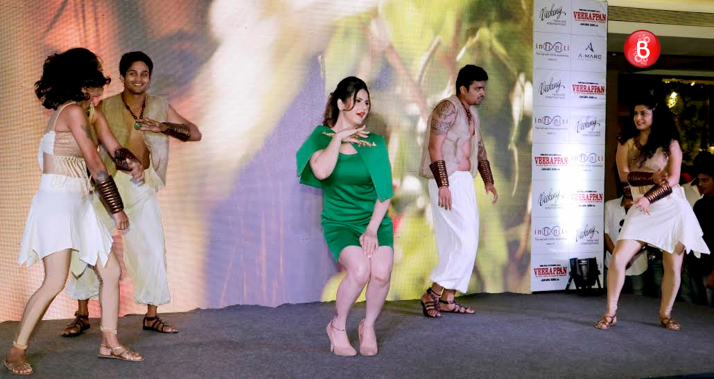 Zareen Khan and makers of 'Veerappan' at the song launch event of 'Khallas'