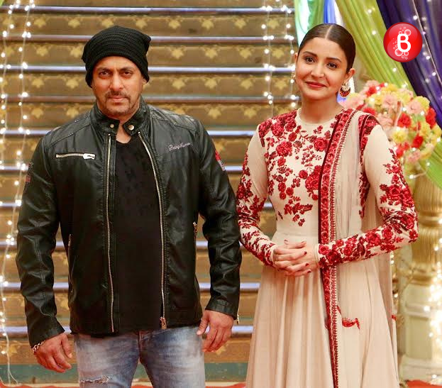Salman Khan and Anushka Sharma at promotions of 'Sultan'