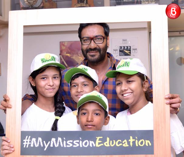 Ajay Devgn celebrates Father's Day with Smile Foundation kids