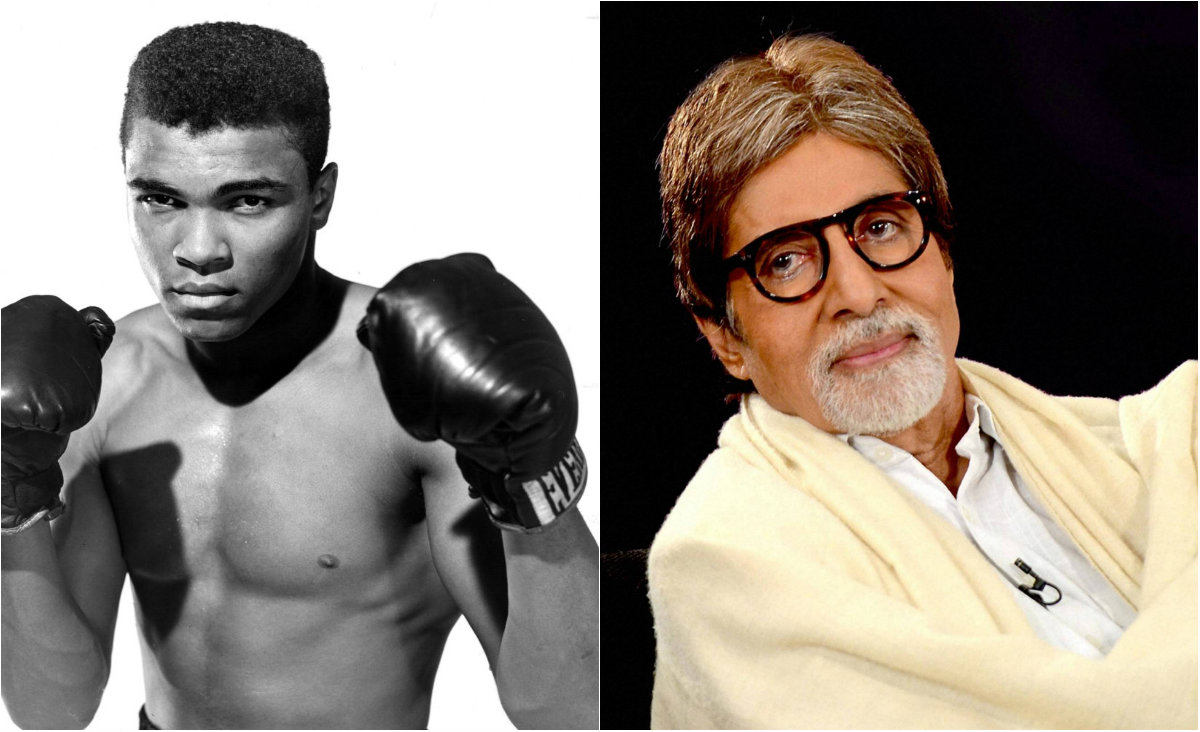 Amitabh Bachchan shares a picture with Muhammad Ali to mourn his death