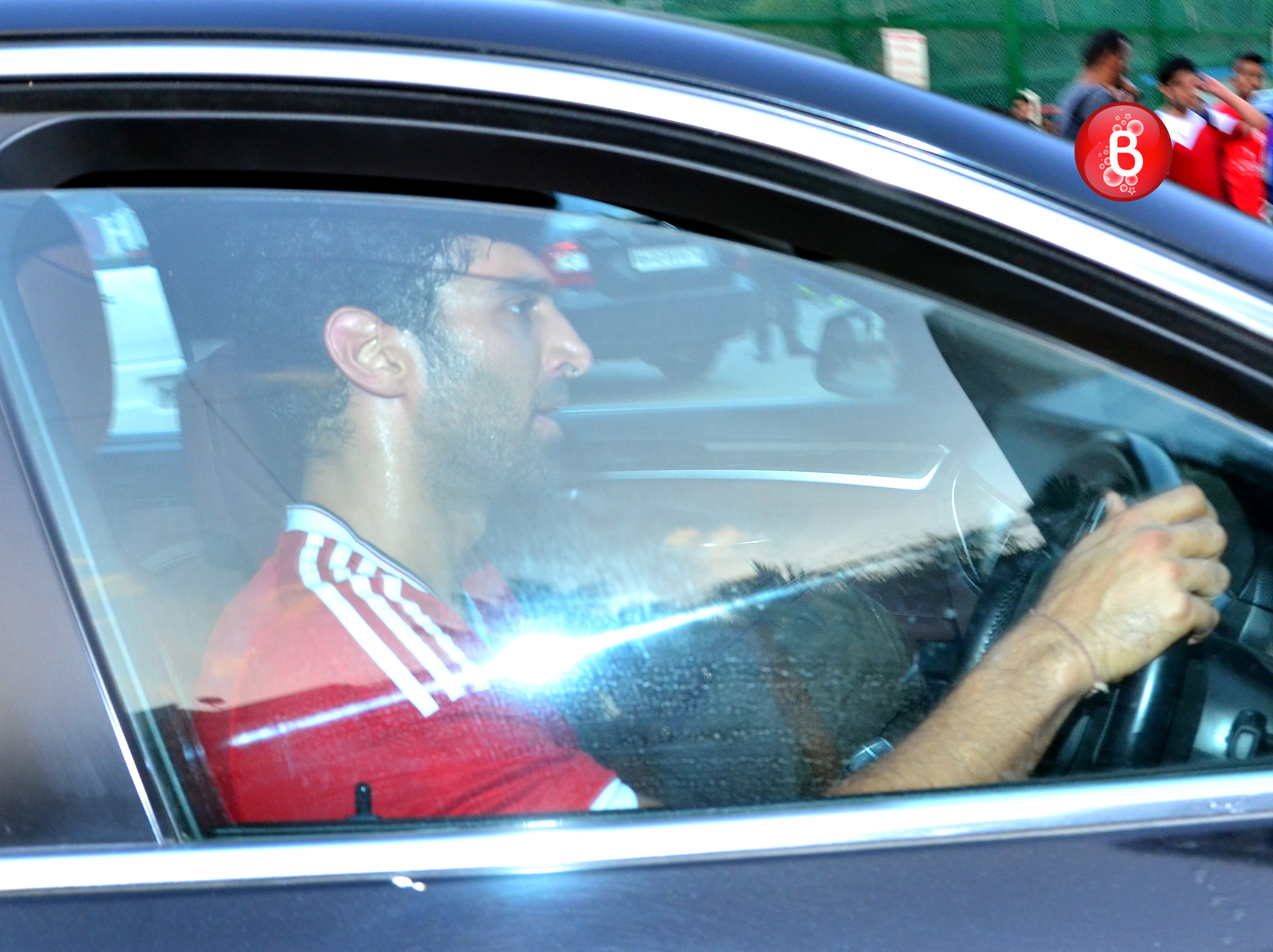 Aditya Roy Kapur snapped while doing his football practice