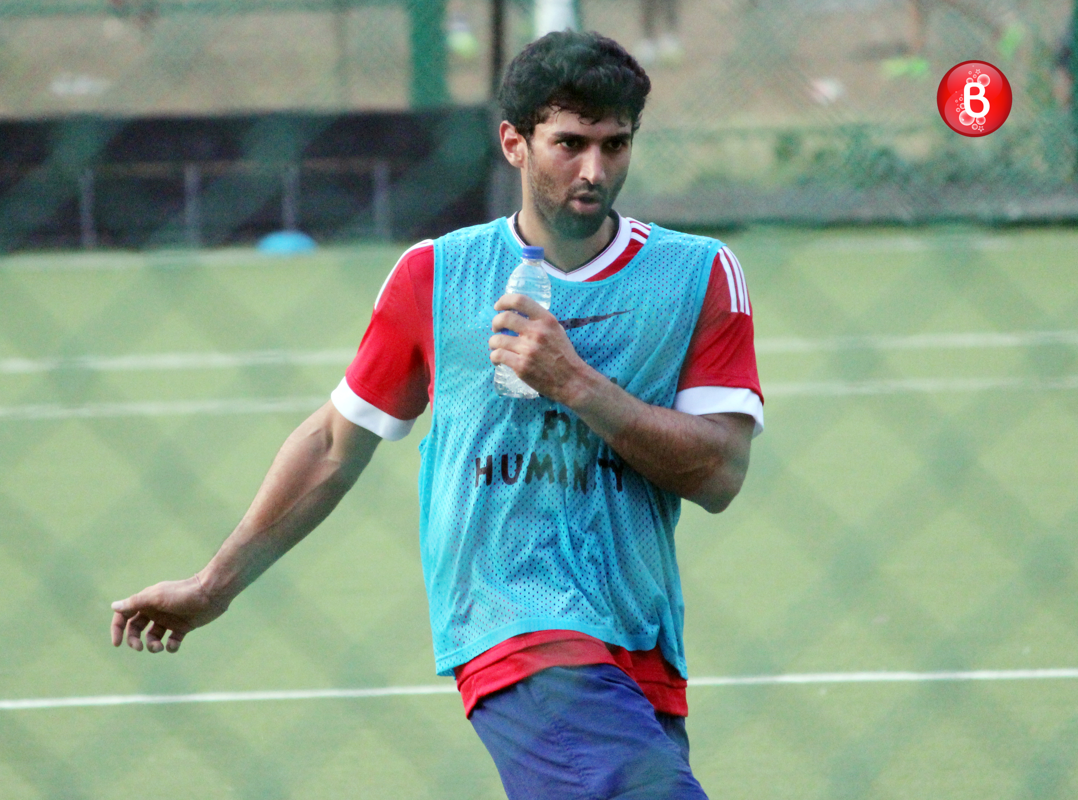 Aditya Roy Kapur snapped while doing his football practice