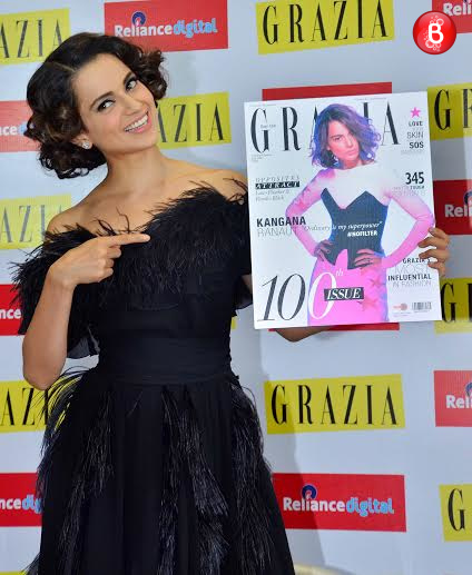 Kangana Ranaut launches Grazia magazine's 100th issue