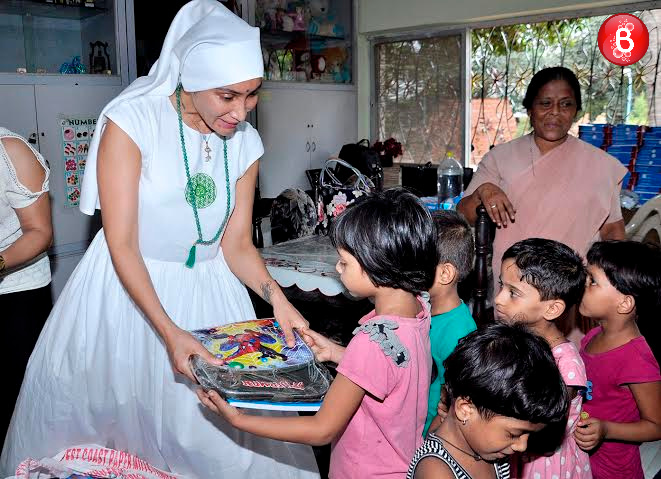 Gaia Mother Sofia visits Bal Bhavan Orphanage