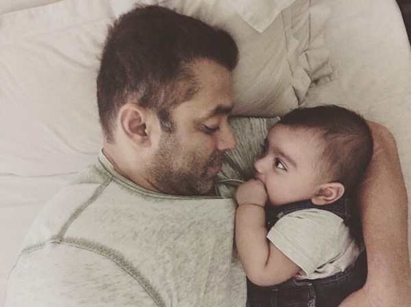 Salman Khan with a cute baby