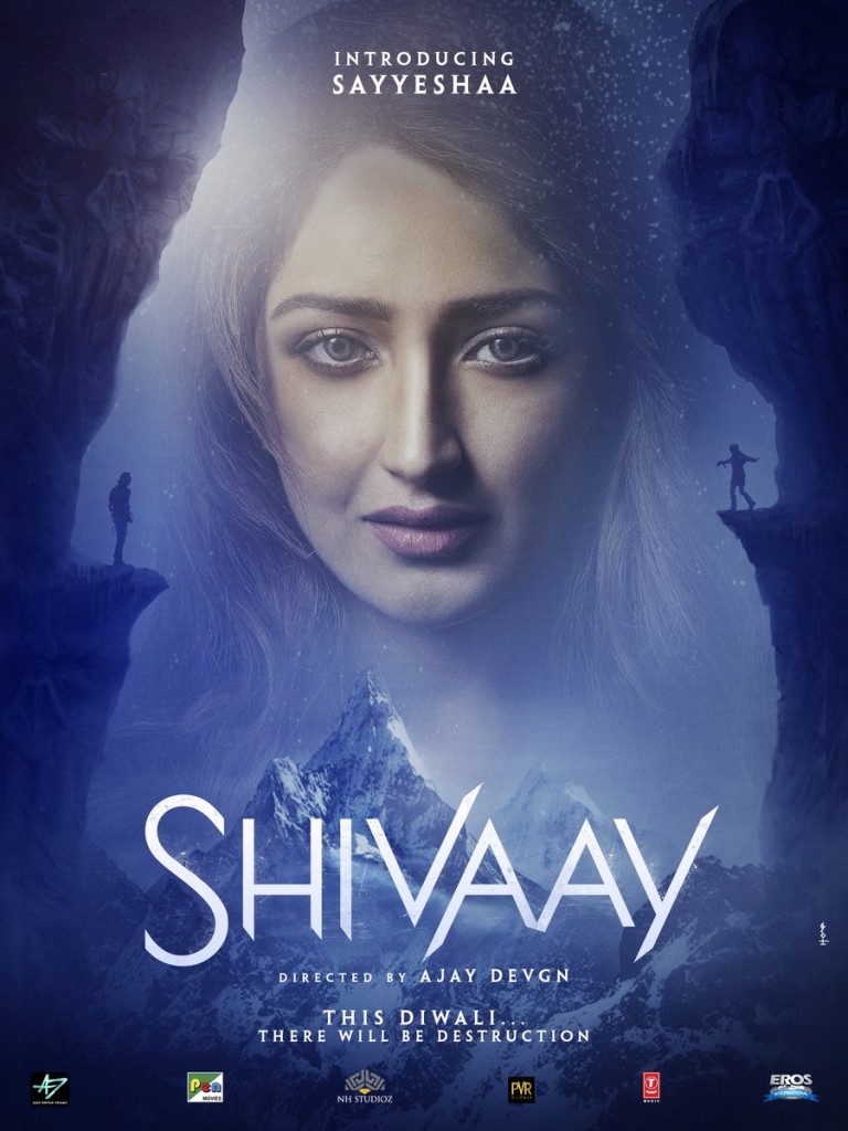 Sayyeshaa Shivaay poster