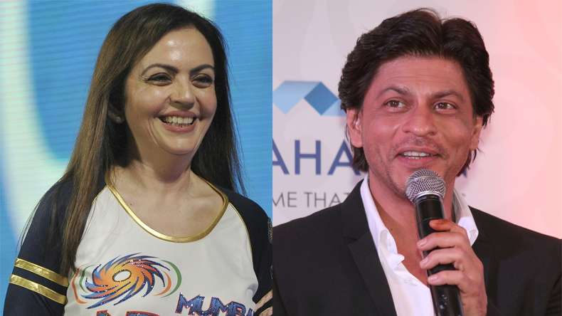 Shah Rukh Khan congratulates Nita Ambani