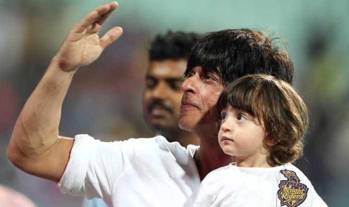 Shah Rukh Khan with AbRam