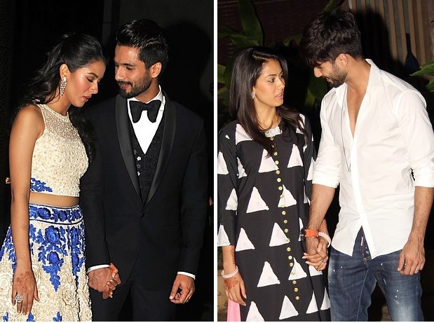 Shahid Kapoor and Mira Rajput