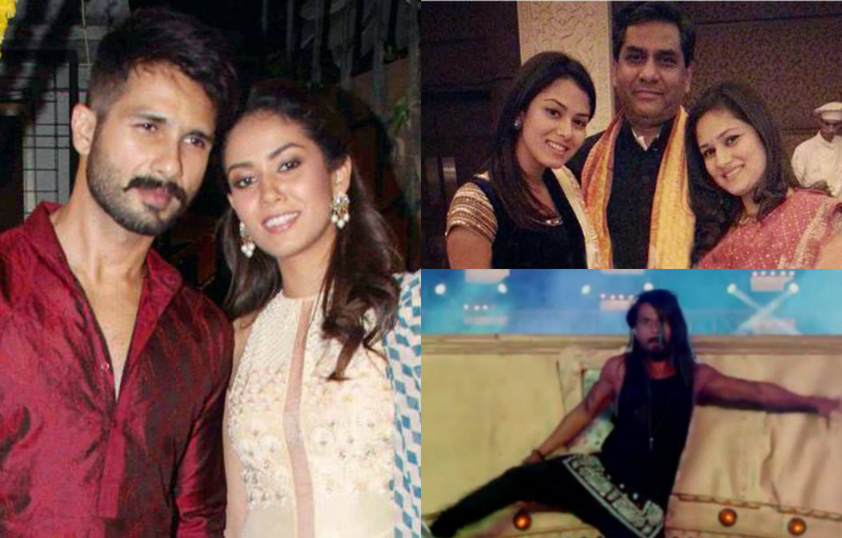 Shahid with inlaws