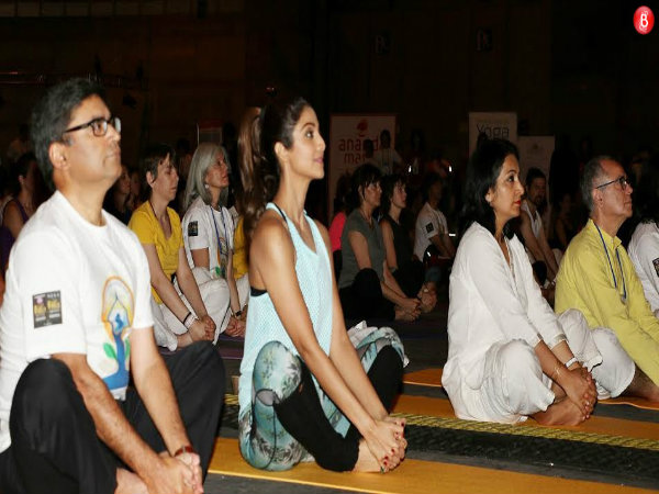 Shilpa Shetty at Yoga Masterclass