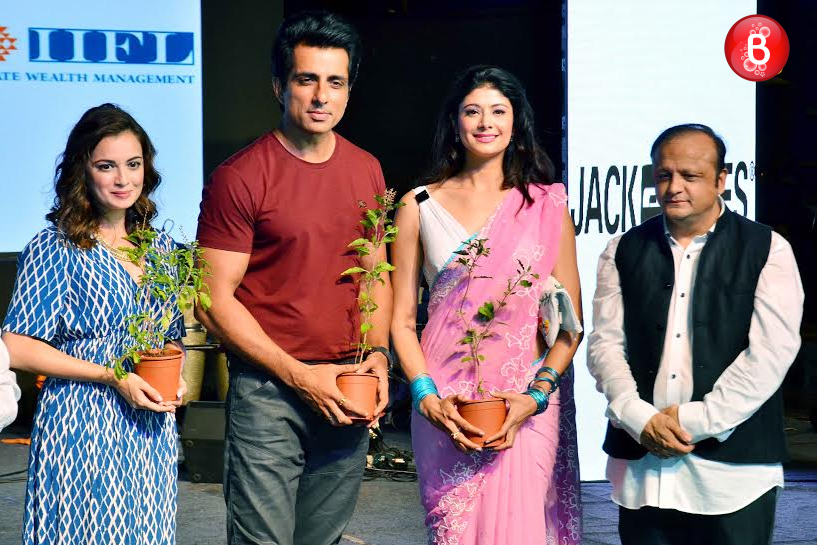 Sonu Sood, Dia Mirza, Pooja Batra and Ashish Shelar