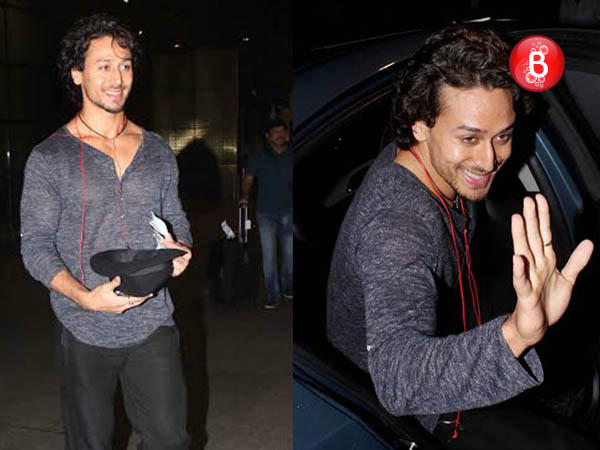 Tiger Shroff and other B-Town celebs snapped at airport