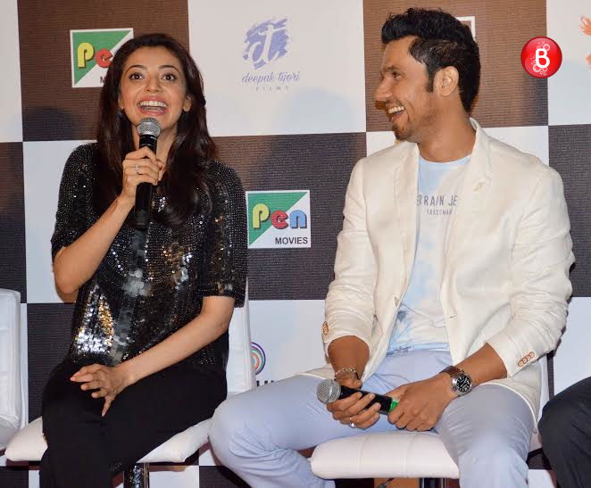Randeep Hooda, Kajal Aggarwal at 'Do Lafzon Ki Kahani' trailer launch