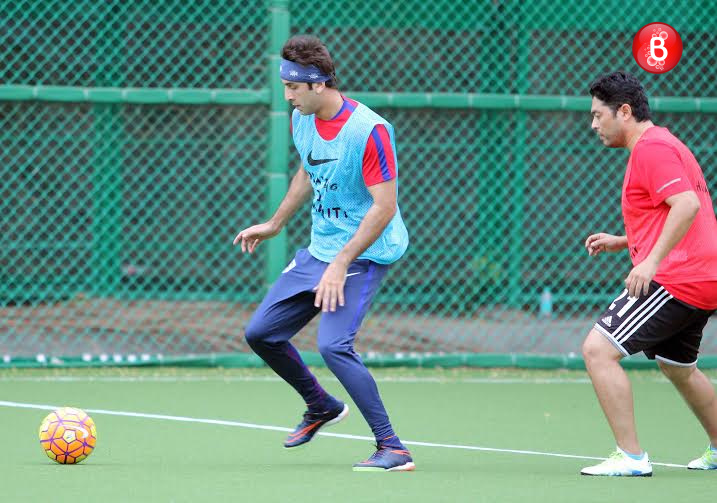 Ranbir Kapoor, Aditya Roy Kapur and other celebs practice football