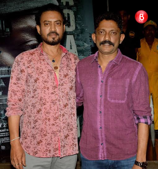 Irrfan Khan and 'Madaari' team at song launch event