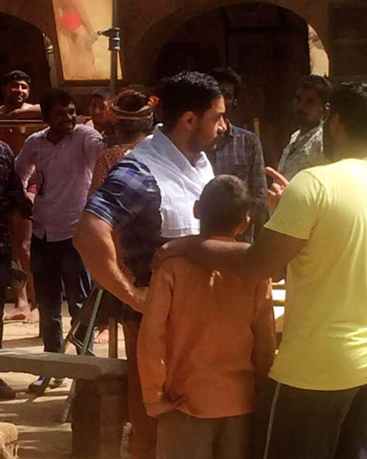 Aamir Khan on the sets of 'Dangal'