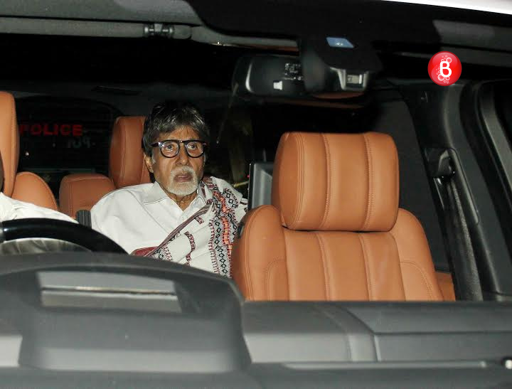 Amitabh Bachchan attend 'TE3N' special screening
