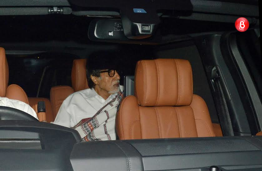 Amitabh Bachchan attend 'TE3N' special screening