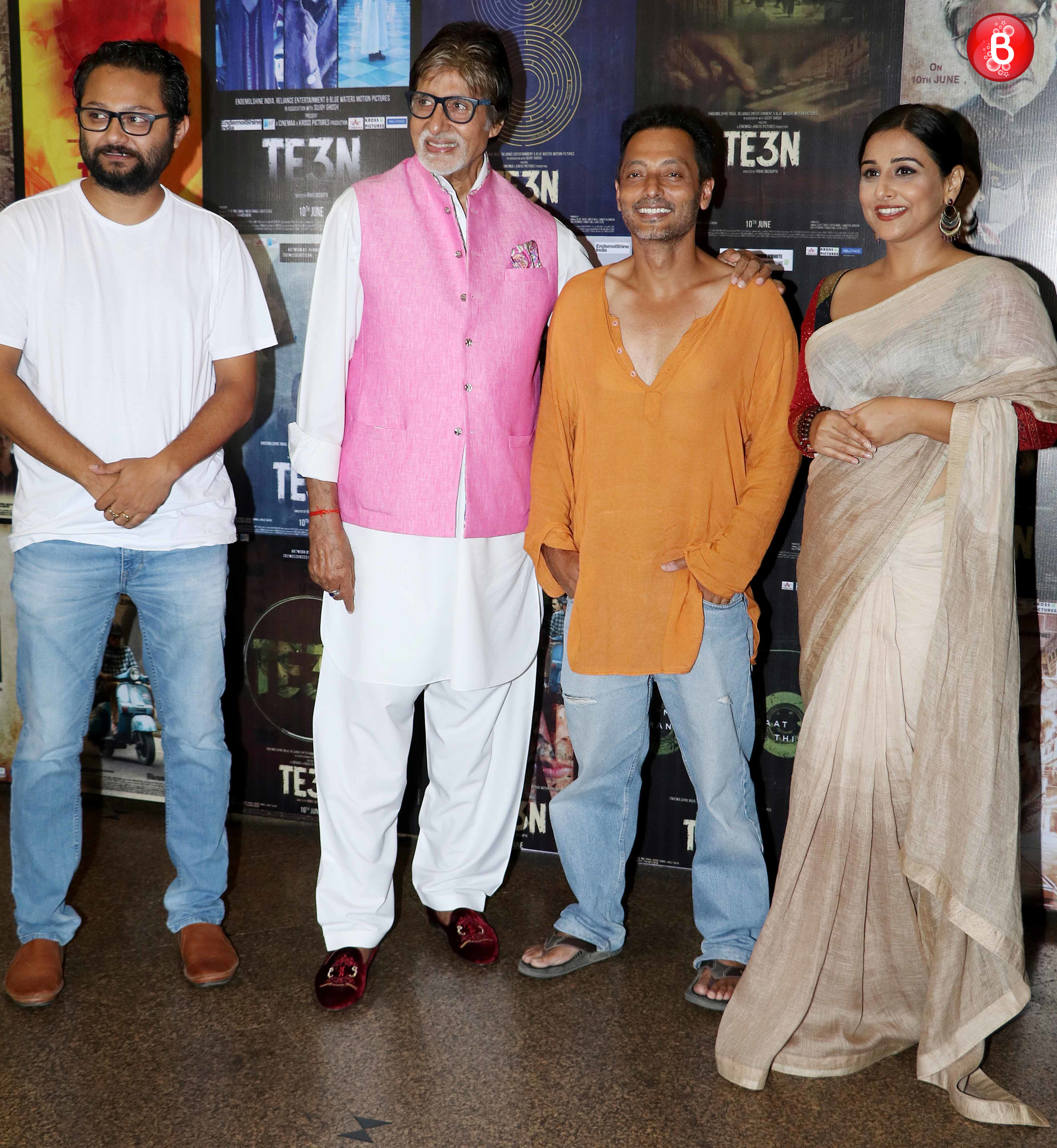 Ribhu Dasgupta, Amitabh Bachchan, Sujoy Ghosh and Vidya Balan