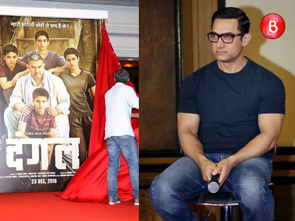 Aamir Khan attends 'Dangal' poster launch event