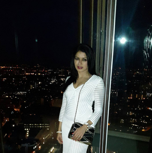 Bhagyashree at the aquashard in London