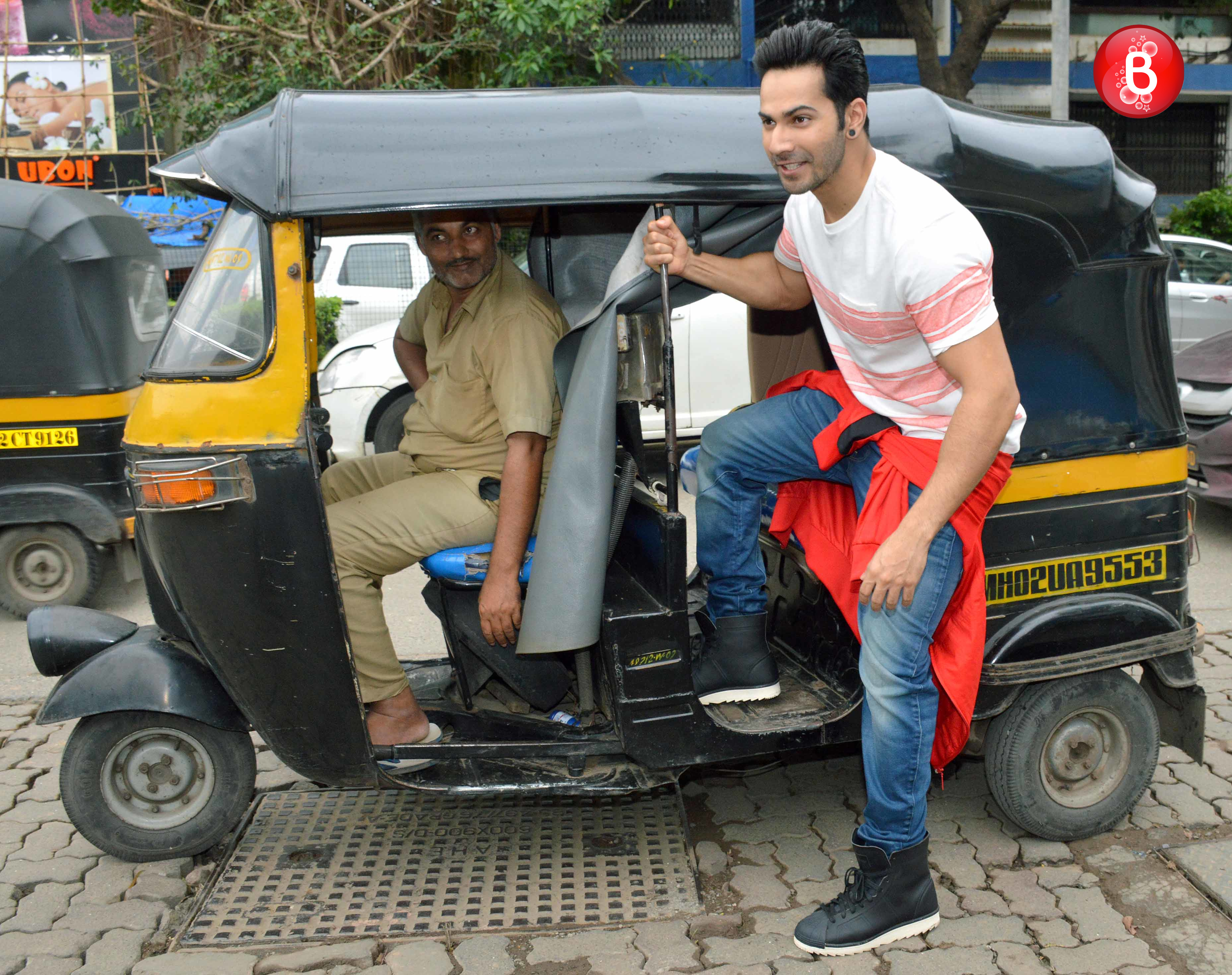 Varun Dhawan and John Abraham Spotted promoting 'Dishoom'