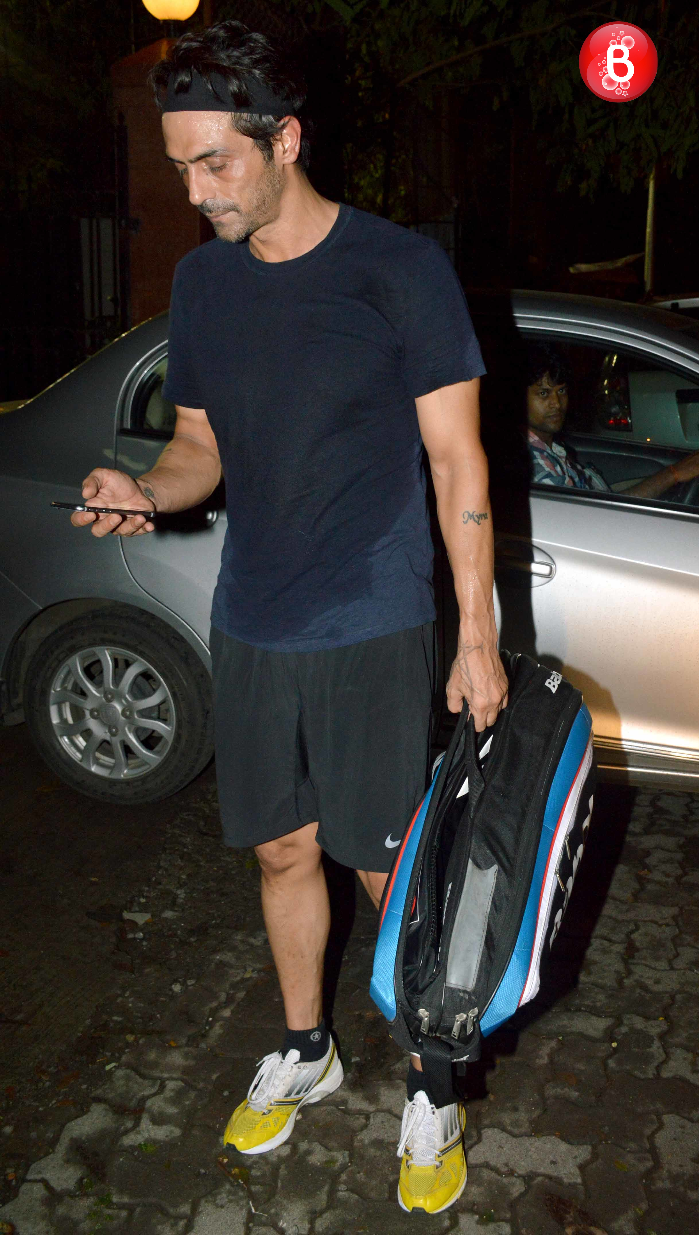 Arjun Rampal spotted in Khar