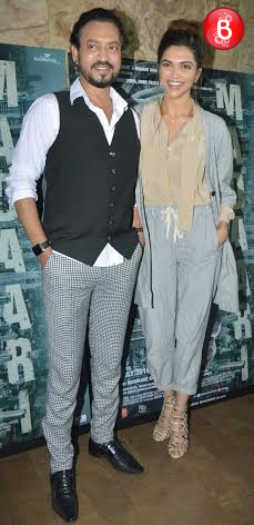 Irrfan Khan with Deepika Padukone
