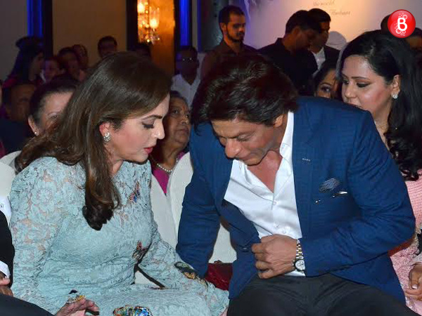 Nita Ambani and Shah Rukh Khan