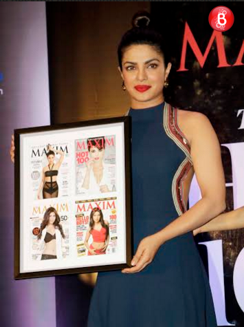 Priyanka Chopra on the cover of Maxim India magazine