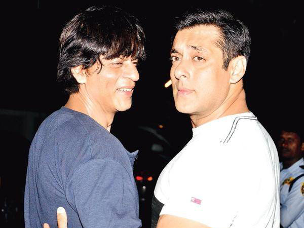 Shah Rukh Khan and Salman Khan go for a cycle ride together