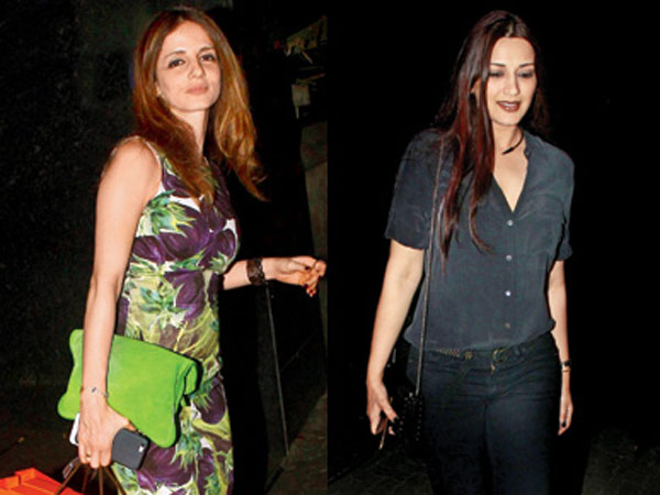 Sussanne Khan and Sonali Bendre