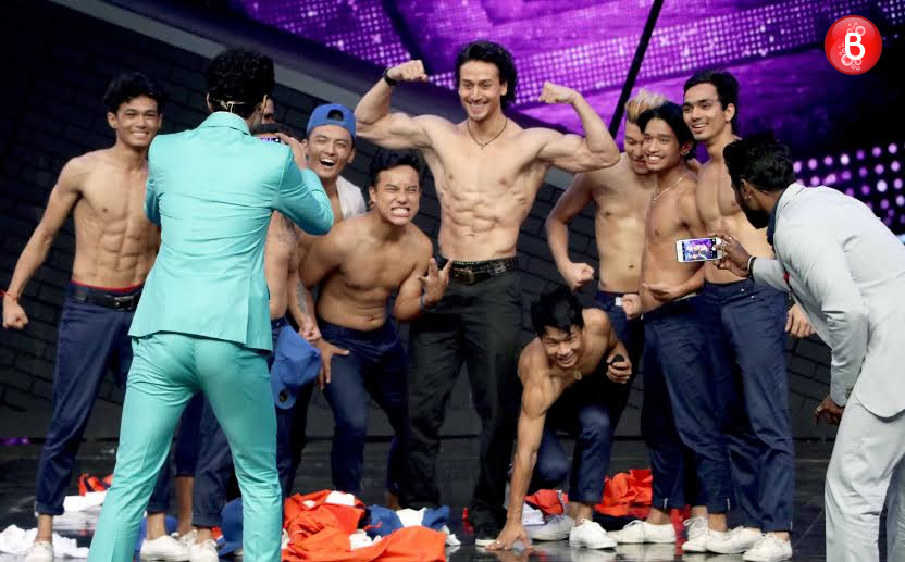 Tiger Shroff flexes his muscles