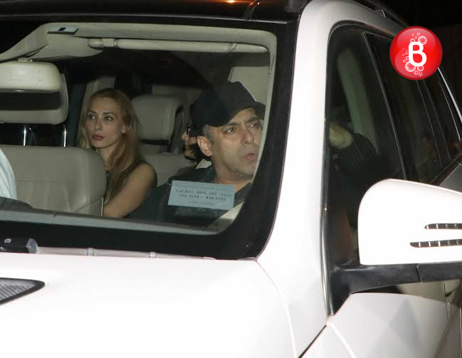 Salman Khan and Iulia Vantur snapped arriving at a private family bash