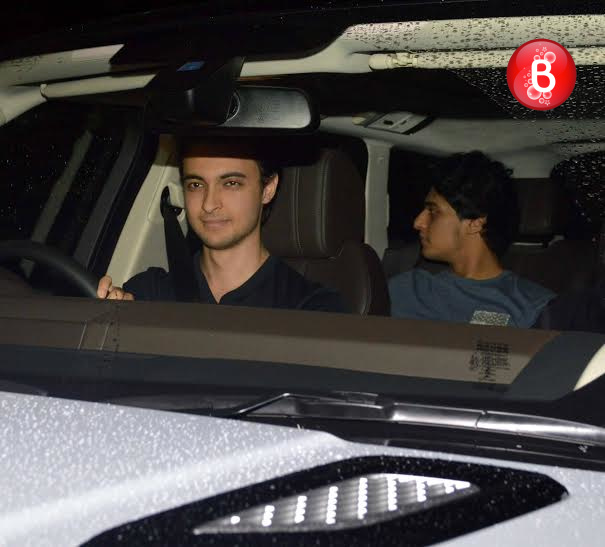 Aayush Sharma snapped arriving at a private family bash