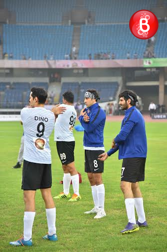 Ranbir Kapoor and other celebs spotted playing football in Delhi