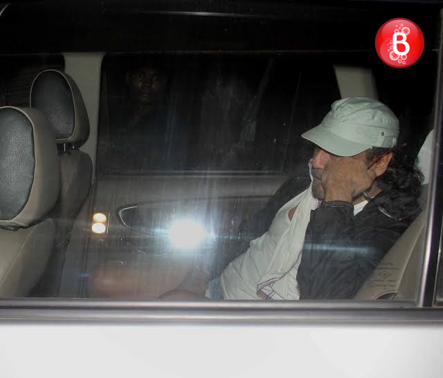 Jackie Shroff snapped outside Aamir Khan's residence