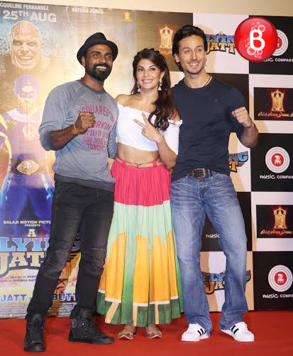 Tiger Shroff and 'A Flying Jatt' team at trailer launch event