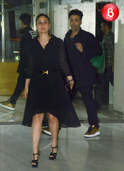 Kareena Kapoor Khan snapped with Karisma and Karan at Sanjay Kapoor’s residence