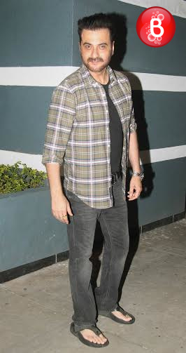 Sanjay Kapoor snapped outside his residence